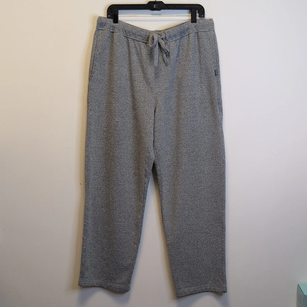 Eddie Bauer Men’s Gray Lounge Sweatpants XL Drawstring Cozy Knit